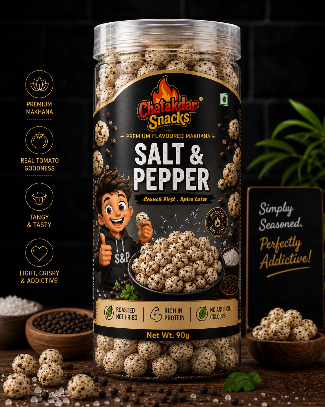 Salt & Pepper Makhana