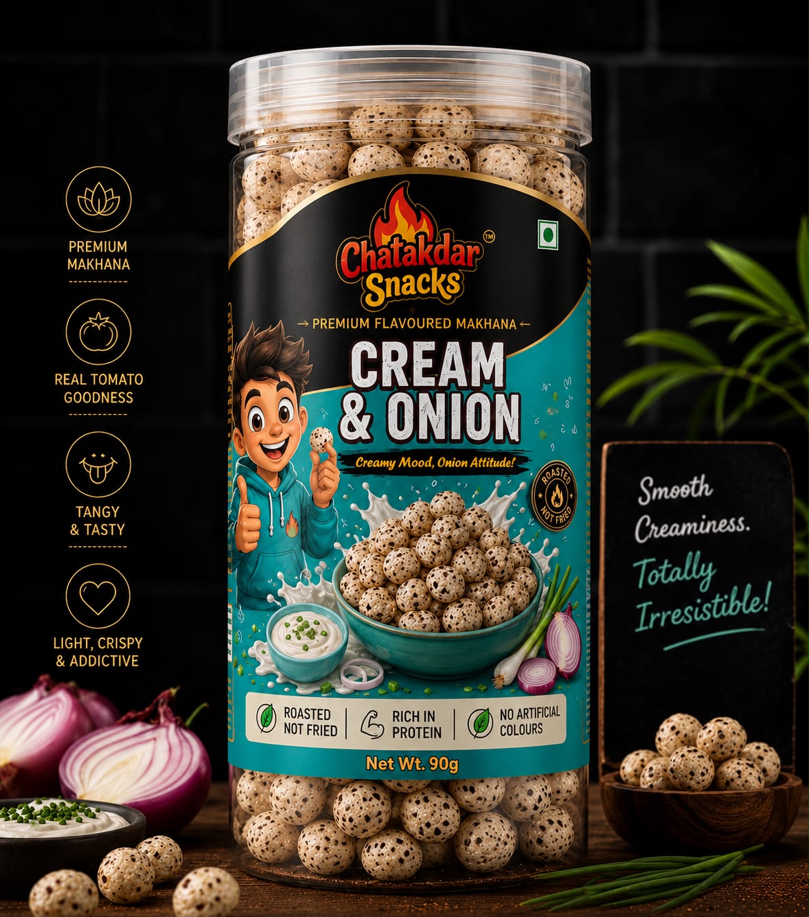 Cream & Onion Makhana