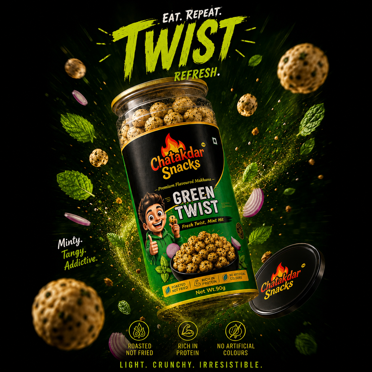 Green Twist Makhana