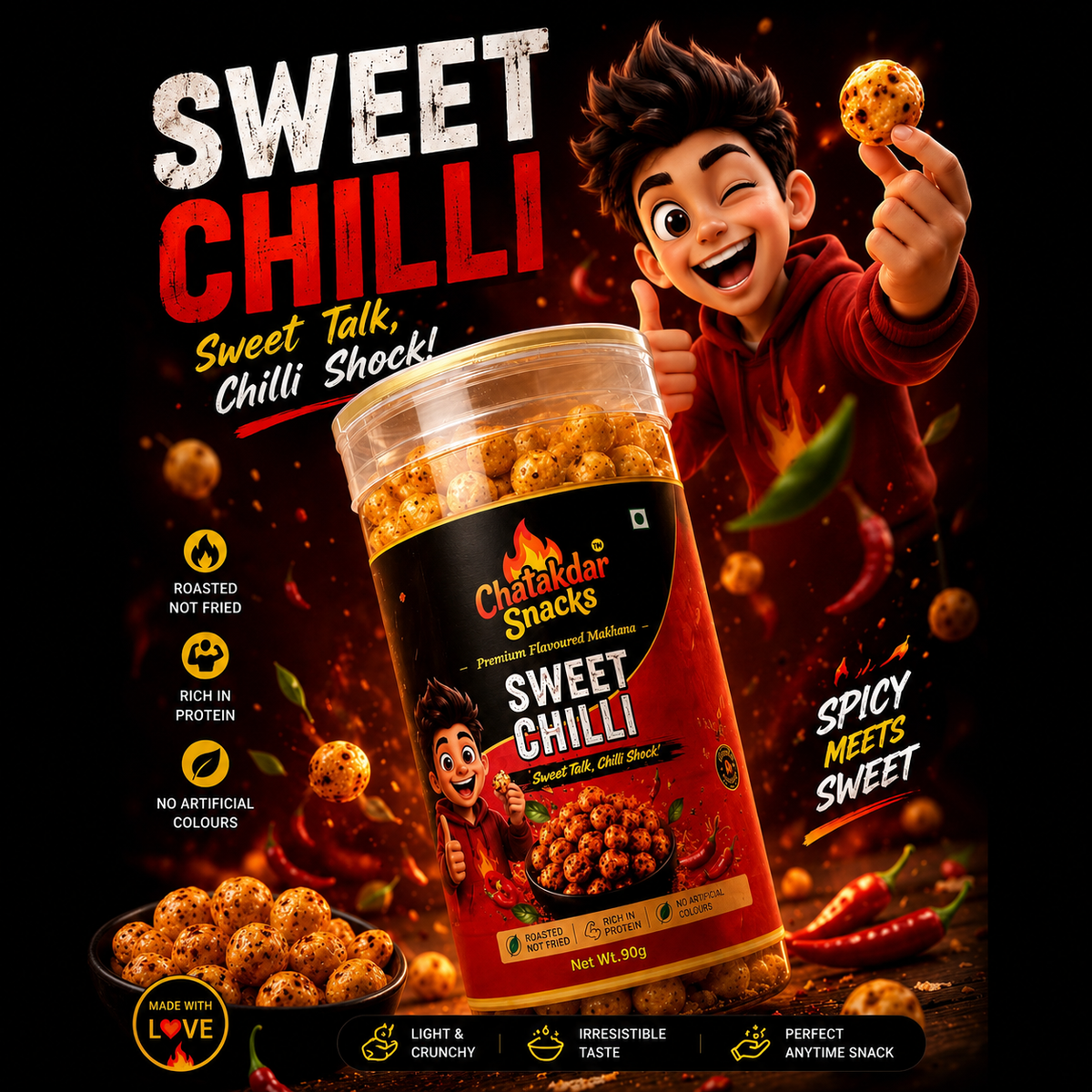 Sweet Chilli Makhana